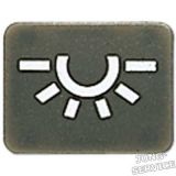 33ANN Символ для кнопки нейтральный; антрацит
