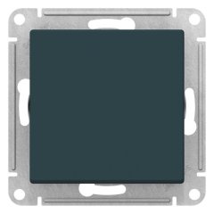 ATN000821 - AtlasDesign 1-клавишный ВЫКЛЮЧАТЕЛЬ 2-полюсный, 10А, мех., ИЗУМРУД