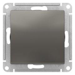 ATN000921 - AtlasDesign 1-клавишный ВЫКЛЮЧАТЕЛЬ 2-полюсный, 10А, мех., СТАЛЬ