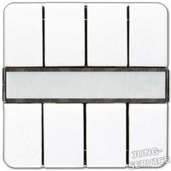 2074NABS Клавиши настенного радиопередатчика 40FW  4-канальные; слоновая кость