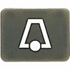 33ANK Символ для кнопки звонок; антрацит