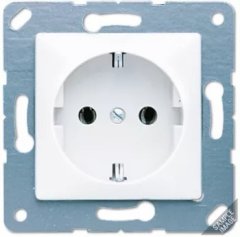 CD121 Штепсельная розетка SCHUKO 16A 250V  слоновая кость
