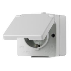 620WX Штепсельная розетка SCHUKO для накладного монтажа IP44