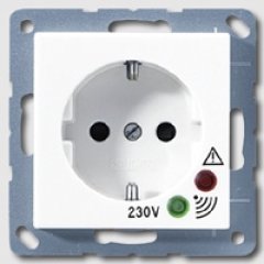 A521KIUF Штепсельная розетка SCHUKO 16А 250V  с защитой от перенапряжения