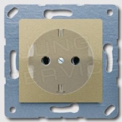 CD120BB Розетка  50*50мм (бронза) крепление винт