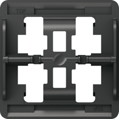 Удерживающая плата для фиксации рамки и тройной клавиши