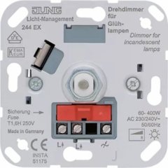 5544.02VEINS Диммер поворотный 60-400 Вт для ламп накаливания