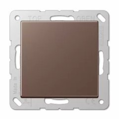 A520KLMO Штепсельная розетка SCHUKO 16A 250Vс крышкой IP 44, мокко