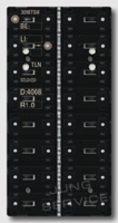 3098TSM KNX кнопочный модуль с интегрированным шинным сопряжением стандарт 8 групп