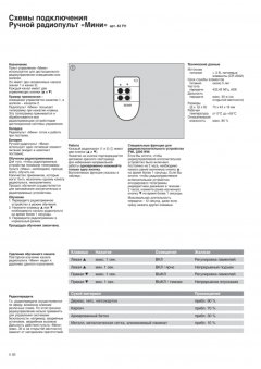 42FH Пульт управления Мини 2-канальный; антрацит