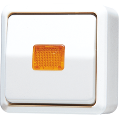 606KOAWW Выключатель контрольный для накладного монтажа универсальный; белый