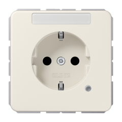SCHUKO-розетка с полем для надписи и индикатором, CD1520BFNAKO