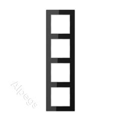 AC584GLSW Рамка 4-кратная; черная
