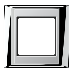 AP581GCRAL Рамка 1-кратная для серии Aplus; полированный хром-алюминий
