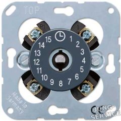 11015 Таймер механический 2-полюсный макс. 15 мин., 16АХ, 250В АС