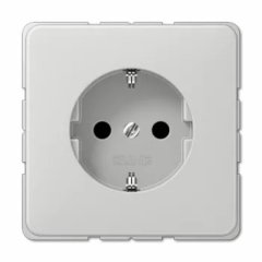 CD520KIBFLG Штепсельная розетка SCHUKO 16A 250V  с защитой от детей; центральная плата; светло-серая