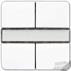 2092NABS Клавиши для системы KNX, 2 группы, универсальные; слоновая кость