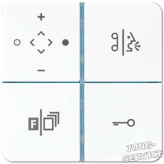 TKISCD514TSBR Запасной комплект кнопок для аудиопанели комфорт