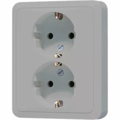 CD5020NGR Розетка 16A 250V / 10A 250V сдвоенная
