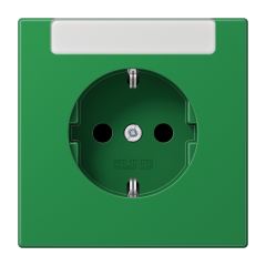 SCHUKO®-розетка 16 A / 250 B ~с дополнительной защитой и полем для надписи