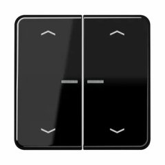 CD595KO5MPSW Клавиши для сдвоенной кнопки BCU; черные