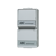 676NAW Штепсельная розетка SCHUKO для накладного монтажа с универсальным выключателем IP44