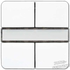 2072NABS Клавиши настенного радиопередатчика 40FW  2-канальные; слоновая кость