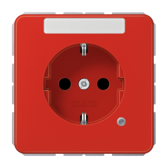 SCHUKO-розетка с полем для надписи и индикатором, CD1520BFNAKORT