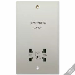 SHSO115-230WW Розетка для электробритв; белая