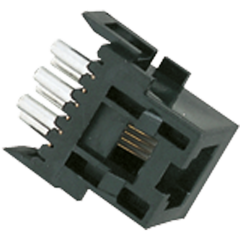 6WE Модульное штекерное гнездо AMP-№216000-1