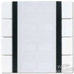 A2094LZSW Клавиши для системы KNX, 8 групп, универсальные, световые сцены; чёрные