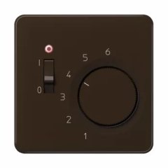 CDTR231PLBR Крышка для регуляторов температуры воздуха помещений TR 231 U и TR 241 U; коричневая