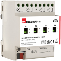 SA4-230 / 16 / H / EM / KNX REG, релейный модуль 4-х канальный, 16А на канал, с функцией измерения тока и мощности, B.E.G.