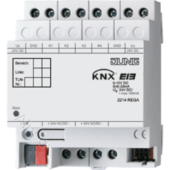 2214REGA KNX/EIB-интерфейс аналоговый, 4 входа