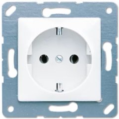 CD120WW Штепсельная розетка SCHUKO 16A 250V  белая