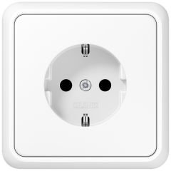 5520WW Штепсельная розетка SCHUKO 16A 250V ; полная плата, белая