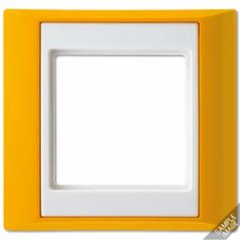 AP582SGWW Рамка 2-кратная для серии Aplus; желтый-белый
