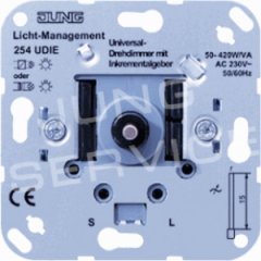 254UDIE1 Универсальный роторный диммер 50-420W/VA