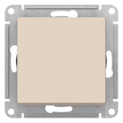 ATN000261 - AtlasDesign 1-клавишный ПЕРЕКЛЮЧАТЕЛЬ, схема 6, 10АХ, механизм, БЕЖЕВЫЙ