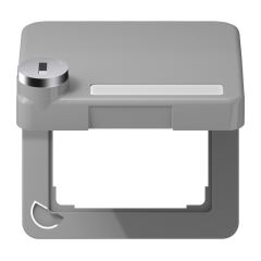 Рамка 5 постов, Белый, CD590BFKLSLGR