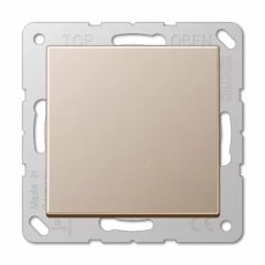 A520KLKICH A 500, Штепсельная розетка SCHUKO 16A 250V с крышкой и со шторками, шампань