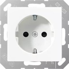 Накладка на SCHUKO-розетку, термопласт, CD5120BFPLWW