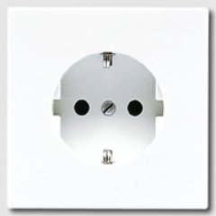 LS520WW Штепсельная розетка SCHUKO 16A, 250V ; белая