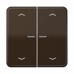 CD595KO5MPBR Клавиши для сдвоенной кнопки BCU; коричневые