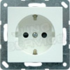 EP421WW Штепсельная розетка SCHUKO 16A 250V  с заземлением; белая