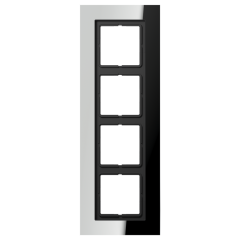 LSP984GCR Рамка для серии LS-Plus 4-кратная; полированный хром