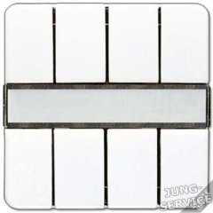 2094NABS Клавиши для системы KNX, 4 группы, универсальные; слоновая кость