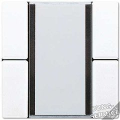 AL2092NABS Клавиши для системы KNX, 2-группы; алюминий