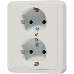 CD5020NKILG Розетка 16A 250V / 10A 250V сдвоенная