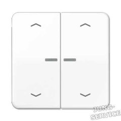 CD595KO5MPGR Клавиши для сдвоенной кнопки BCU; серые